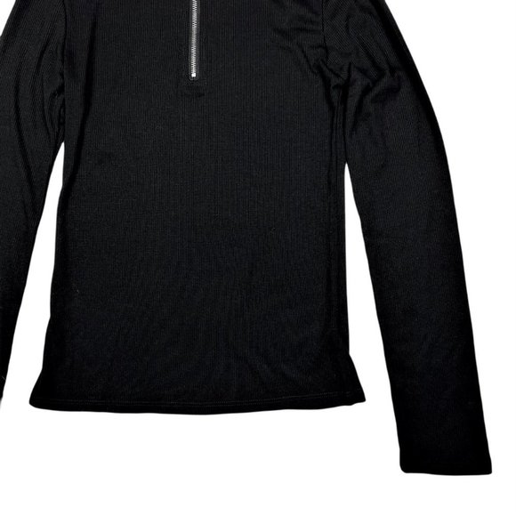 (Up To 50% Off SALE) Streetwear Society Ribbed Turtleneck Long Sleeve Top - Picture 3 of 3